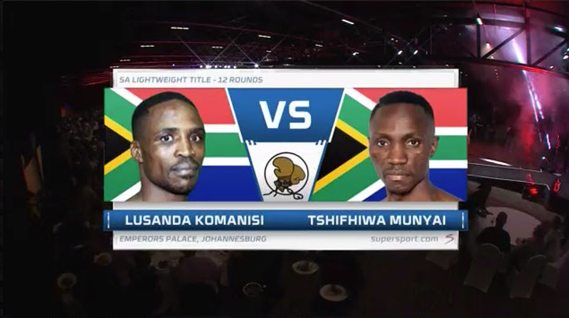 SA lightweight title fight  | Munyai v Komanisi | Highlights