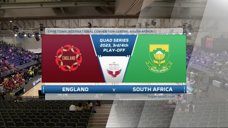 Netball Quad Series | England v South Africa | Highlights