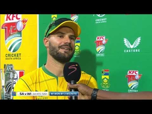 South Africa v West Indies T20 International | 1st T20 | Post-match interview with Aiden Markram