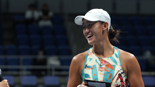 Wang claims maiden WTA title in Guangzhou