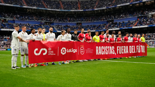 Madrid players, fans support Vinicius after racist abuse