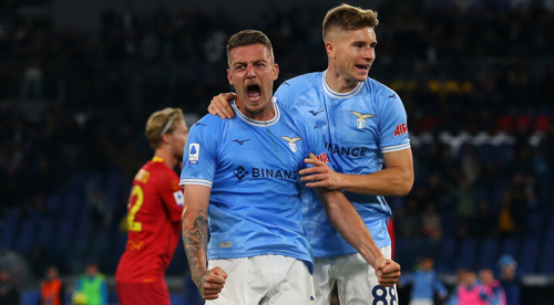 Milinkovic-Savic saves late point for Lazio against Lecce