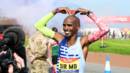 Running great Farah ends competitive career with fourth at Great North Run