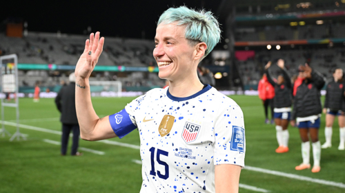 BIDDING FAREWELL: Rapinoe retires from football with no regrets