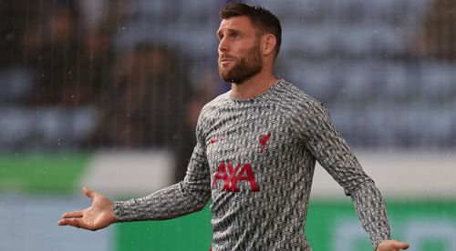 Milner to leave Liverpool at season's end