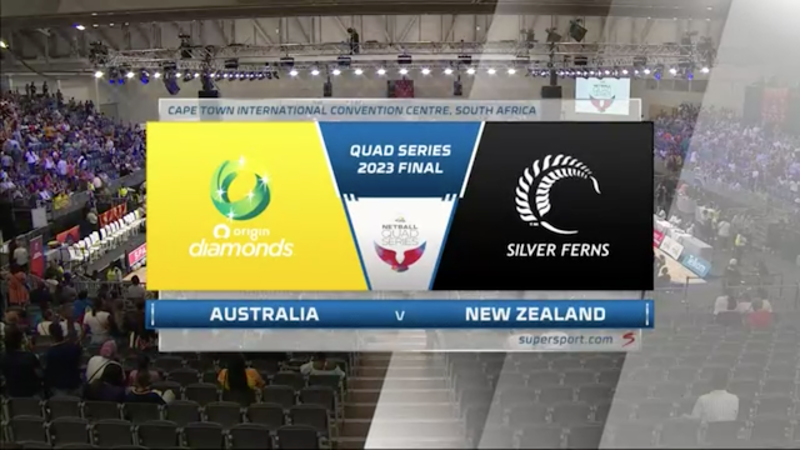 Netball Quad Series |  Australia v New Zealand | Highlights