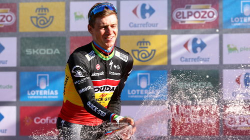 Kuss close to overall Vuelta victory as Evenepoel wins stage 18