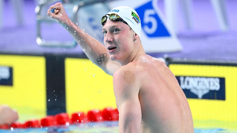 FINA World Junior Championships | Day 3 | Pieter Coetze sets a new Championship record