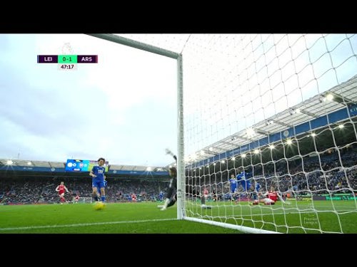 Gabriel Martinelli With A Goal Vs. Leicester City 