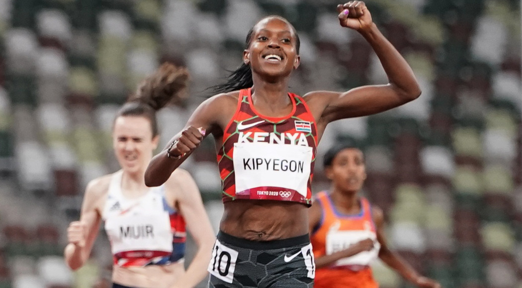 Kenya's Kipyegon Wins Women's 1500m Gold | SuperSport