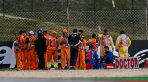 Espargaro out of Portuguese MotoGP after crash