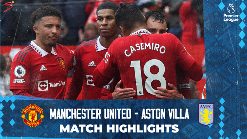 Manchester United V Aston Villa Match In 3 Minutes Premier League