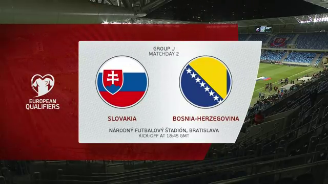 UEFA Euro 2024 Qualifier | Group J | Slovakia V Bosnia And Herzegovina ...