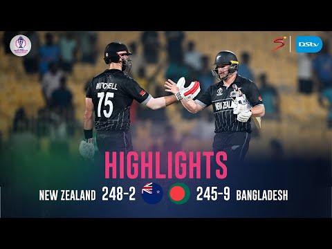 New Zealand V Bangladesh | Match Highlights | ICC Cricket World Cup ...