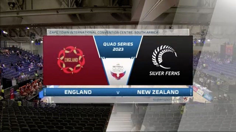 Netball Quad Series | England v New Zealand | Highlights
