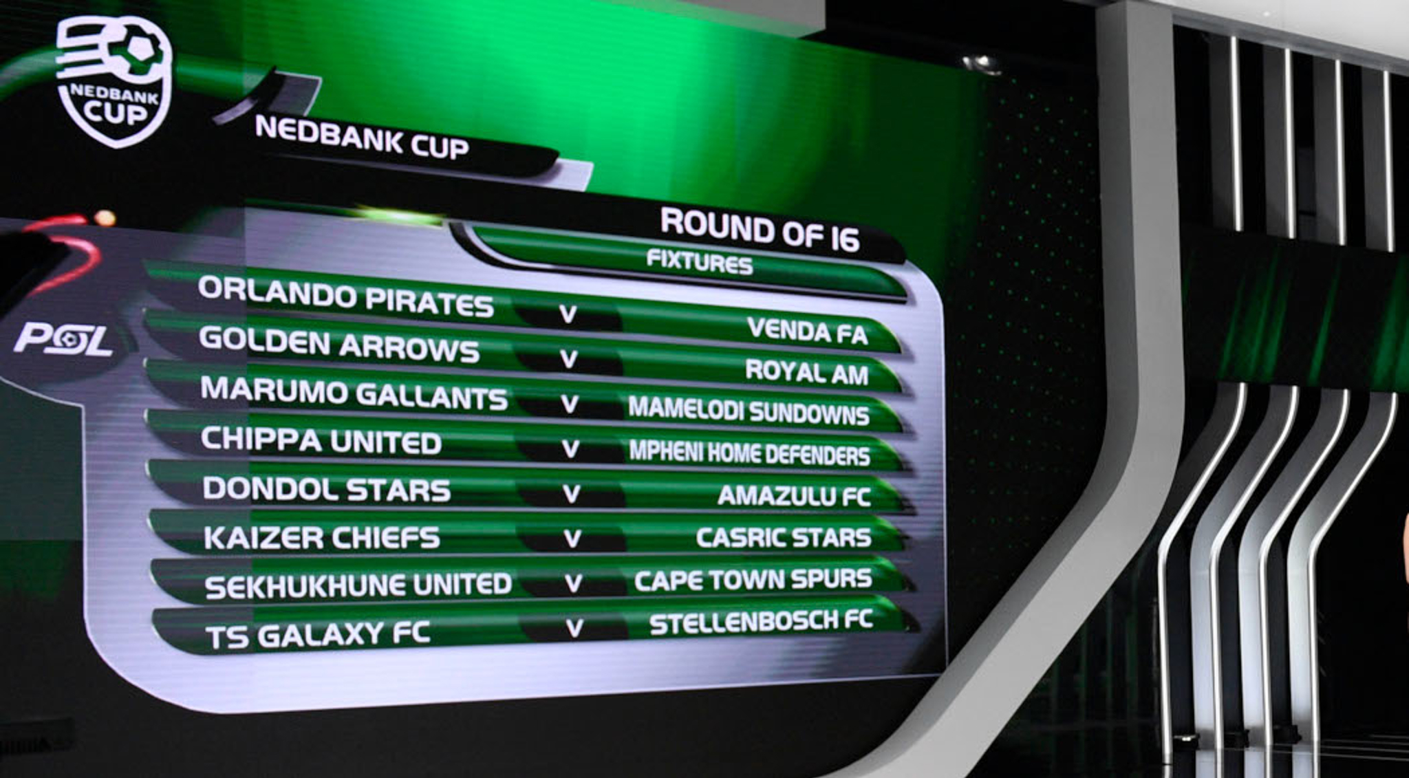 Nedbank Cup last16 draw confirmed SuperSport