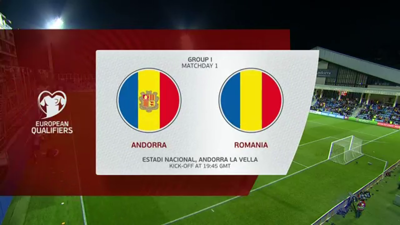 UEFA Euro 2024 Qualifier | Group I | Andorra v Romania | Highlights
