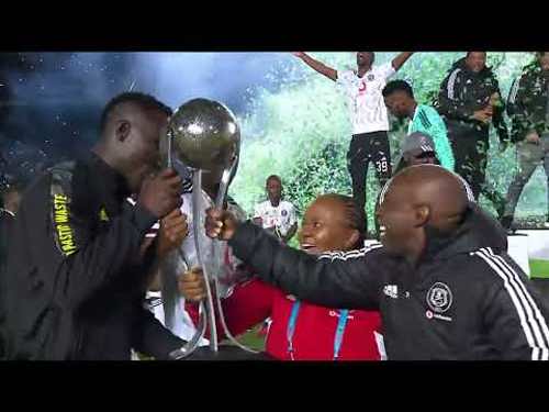 Pirates lift the trophy| Nedbank Cup | SuperSport