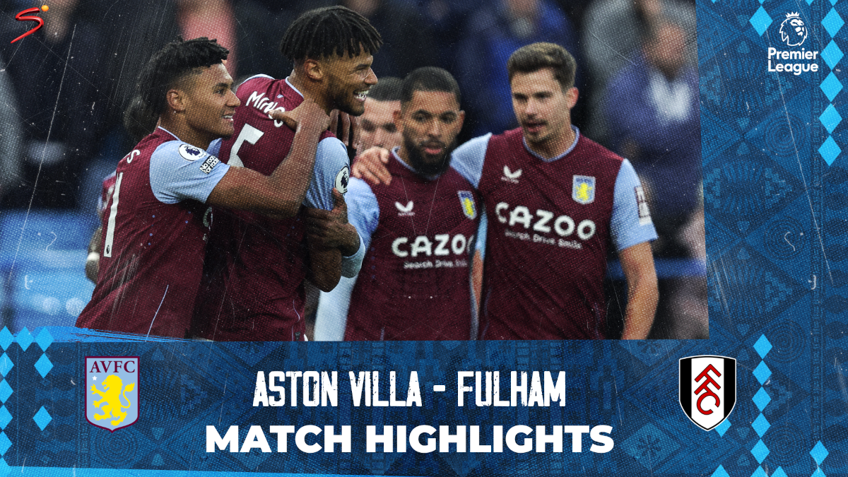 Aston Villa V Fulham | Match In 3 Minutes | Premier League | Highlights ...