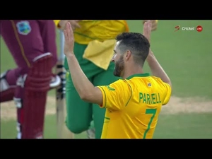 Shepherd - WICKET | South Africa v West Indies | 1st T20