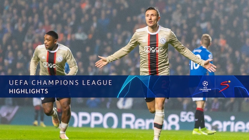UEFA Champions League | Group A | Rangers FC v Ajax Amsterdam | Highlights