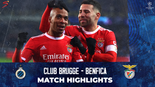 UEFA Champions League | Round of 16 | Club Brugge v SL Benfica | Match in 3 minutes