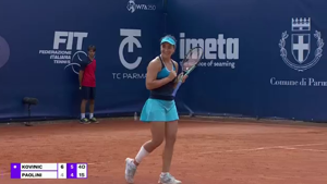WTA 250 | Parma Open | Danka Kovinic v Jasmine Paolini | Quarter-final 2 | Highlights
