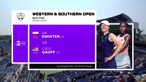 Iga Swiatek v Coco Gauff | SF1 | Match Highlights | Western & Southern Open | WTA 1000