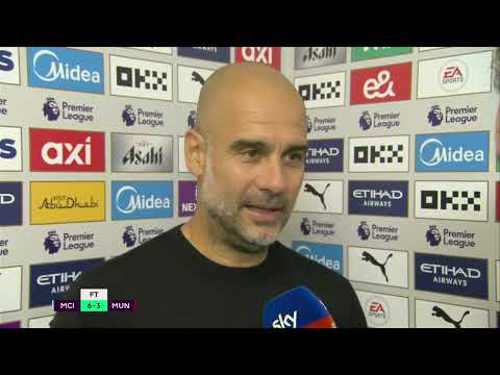 Premier League Manchester City V Manchester United Post Match Interview With Pep Guardiola 4194