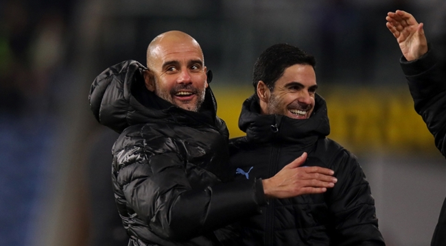 Guardiola braced for potential spat with old friend Arteta
