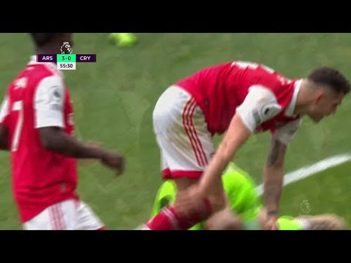 Granit Xhaka with a Goal vs. Crystal Palace | SuperSport