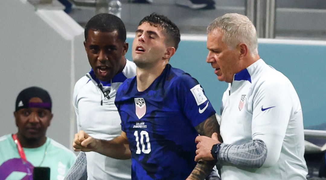 pulisic-day-to-day-after-iran-world-cup-injury-us-soccer-supersport