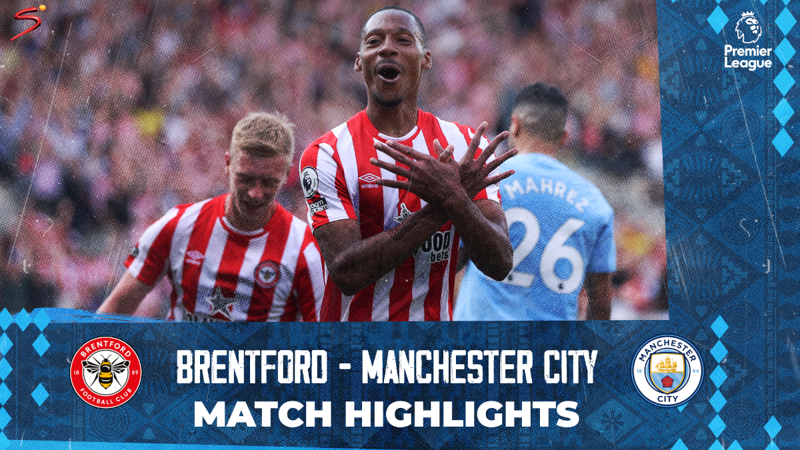 Brentford v Manchester City | Match in 3 Minutes | Premier League | Highlights