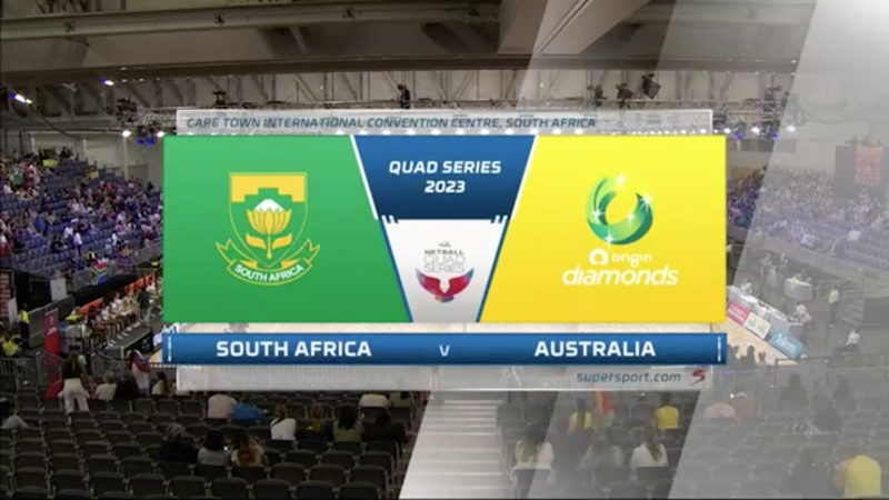 Netball Quad Series | South Africa v Australia | Highlights
